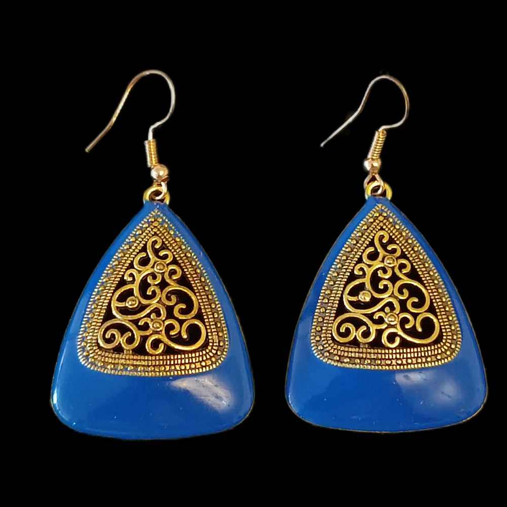 Price and Buy Dangle Metal Earrings with Traditional Style Shamim - Image 7
