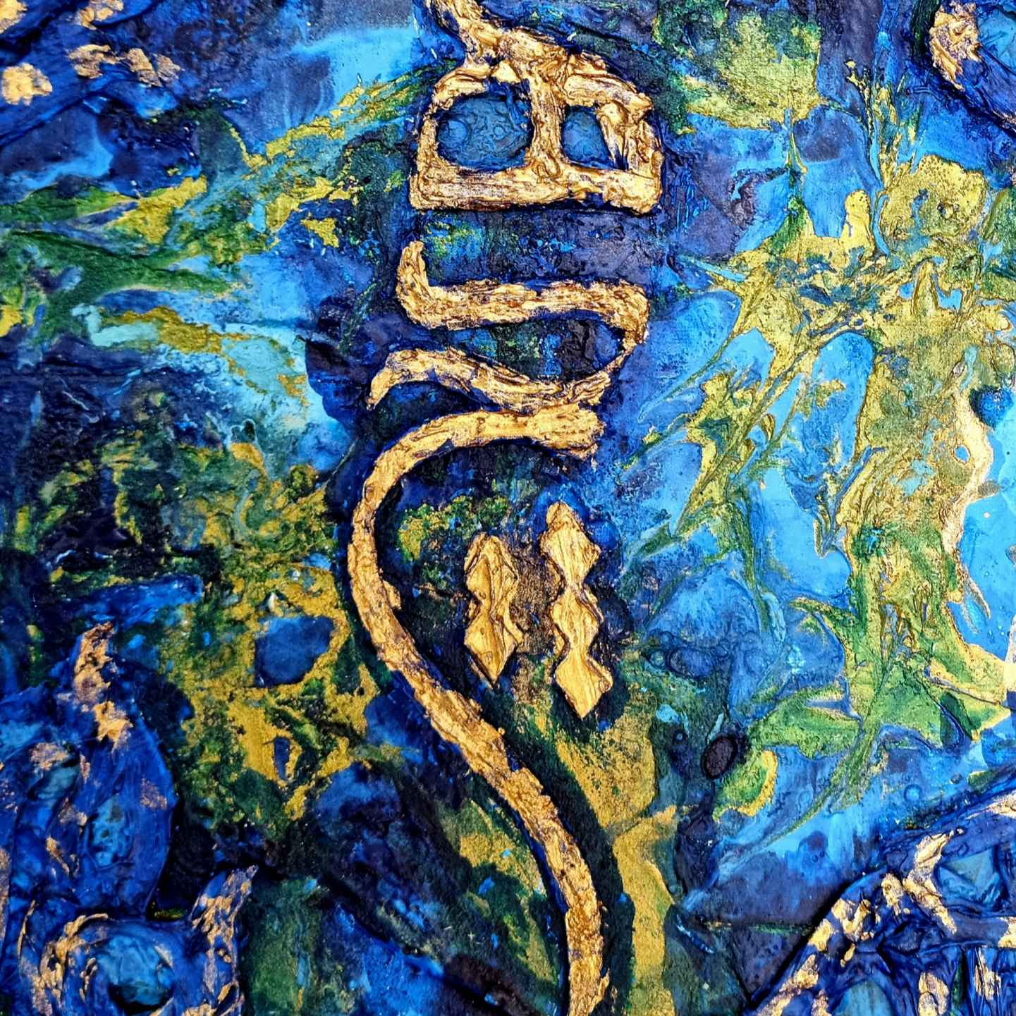 Price and Buy Danial Bakhshy’s Persian Calligraphy Acrylic Painting on Canvas - Image 4