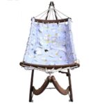 Price and Buy Danini Classic Wooden Baby Cradle – Portable Foldable Rocker for Newborn Comfort - Image 4