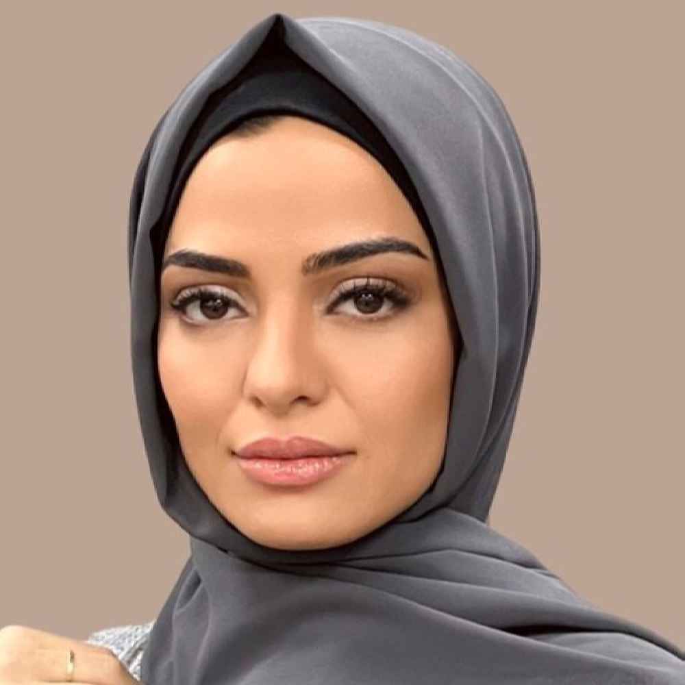 Price and Buy Dark Gray Chiffon Shayla Hijab for Muslim Women - Image 4