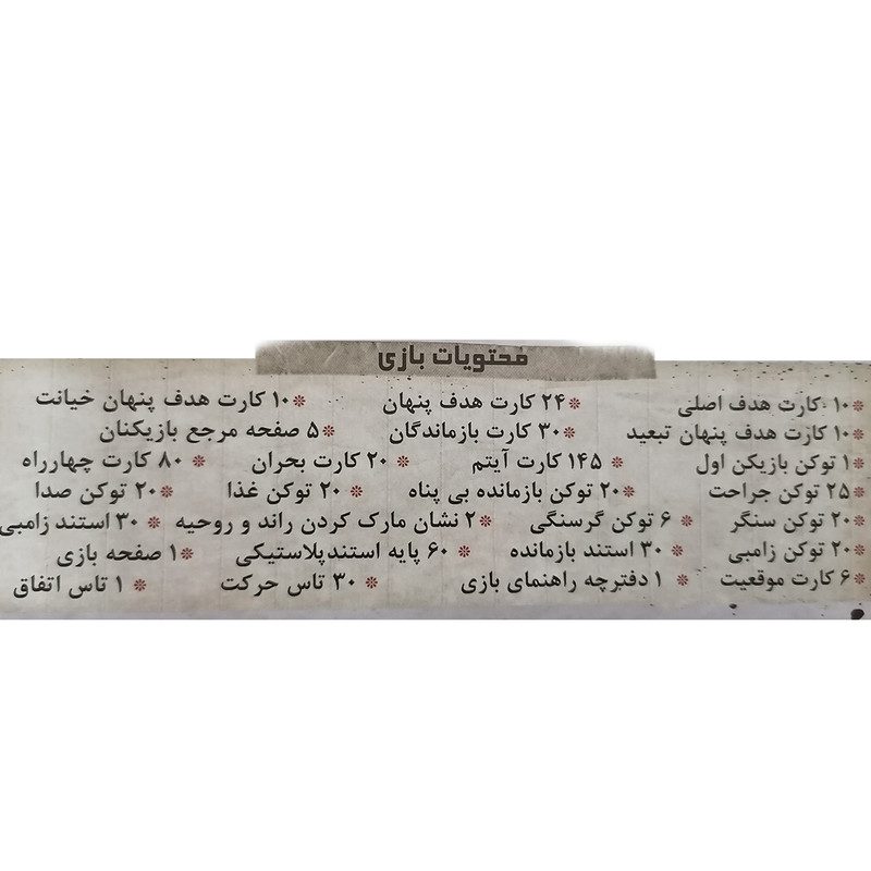 Price and Buy Dead Of Winter Board Game (Farsi) - Image 6