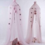 Price and Buy Decorative Bed Canopy – Simple and Beautiful Net Design with Pom-Pom Touches - Image 4