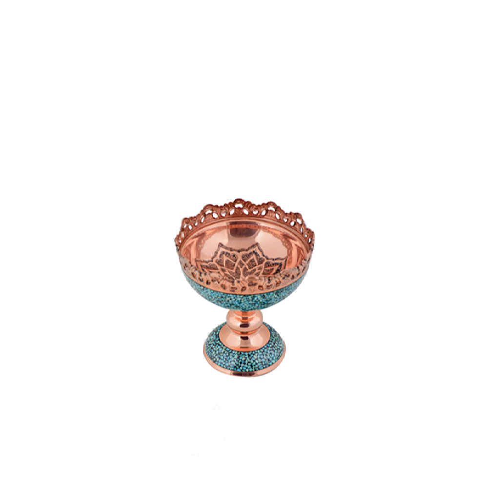 Price and Buy Decorative Bowl Persian Artisan-Crafted Turquoise Inlay Donya - Image 3