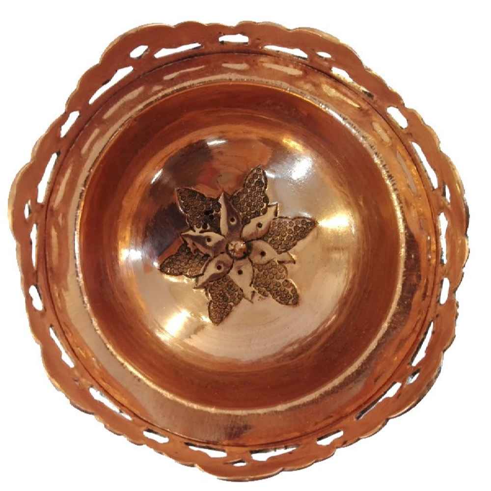 Price and Buy Decorative Bowl Persian Artisan-Crafted Turquoise Inlay Hananeh - Image 4