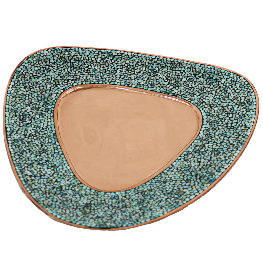 Price and Buy Decorative Bowl & Plate Persian Artisan-Crafted Turquoise Inlay - Image 4