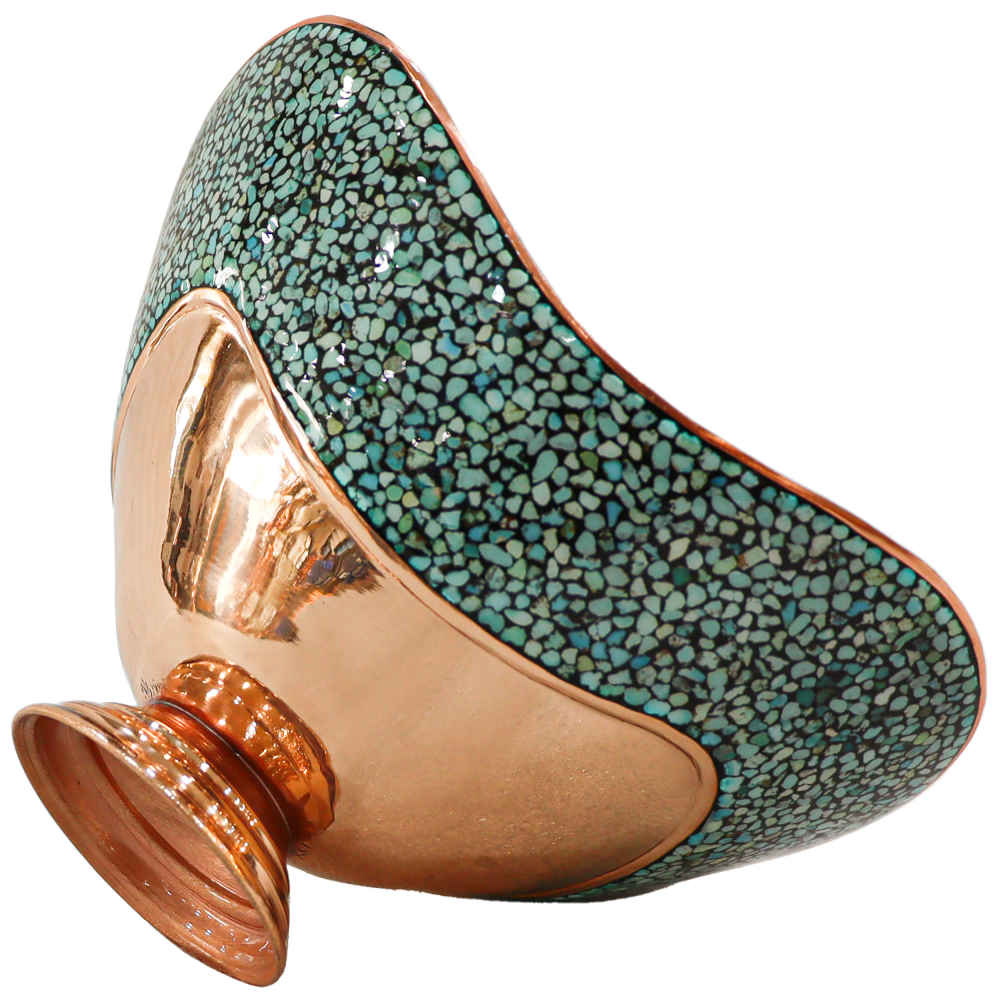 Price and Buy Decorative Bowl & Plate Persian Artisan-Crafted Turquoise Inlay - Image 5