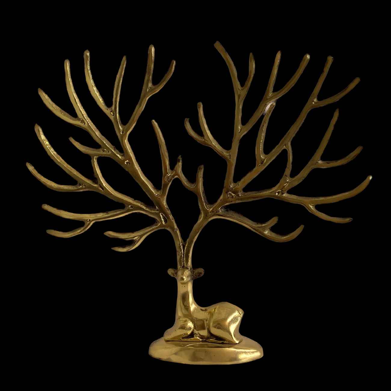 Price and Buy Decorative Brass Deer Figurine – Forest Animal Art - Image 3