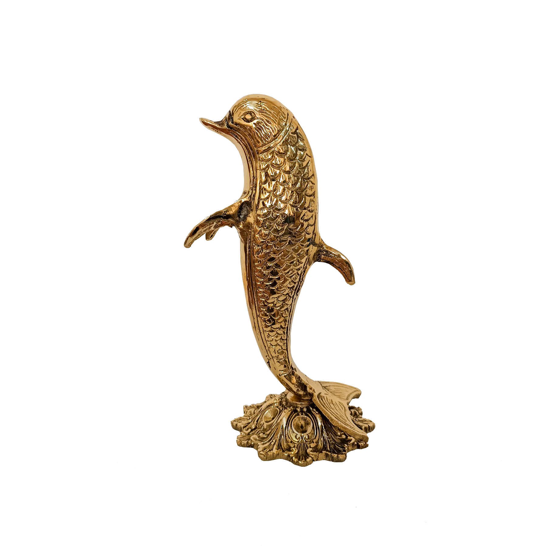 Price and Buy Decorative Brass Dolphin Figurine – Marine Life Sculpture