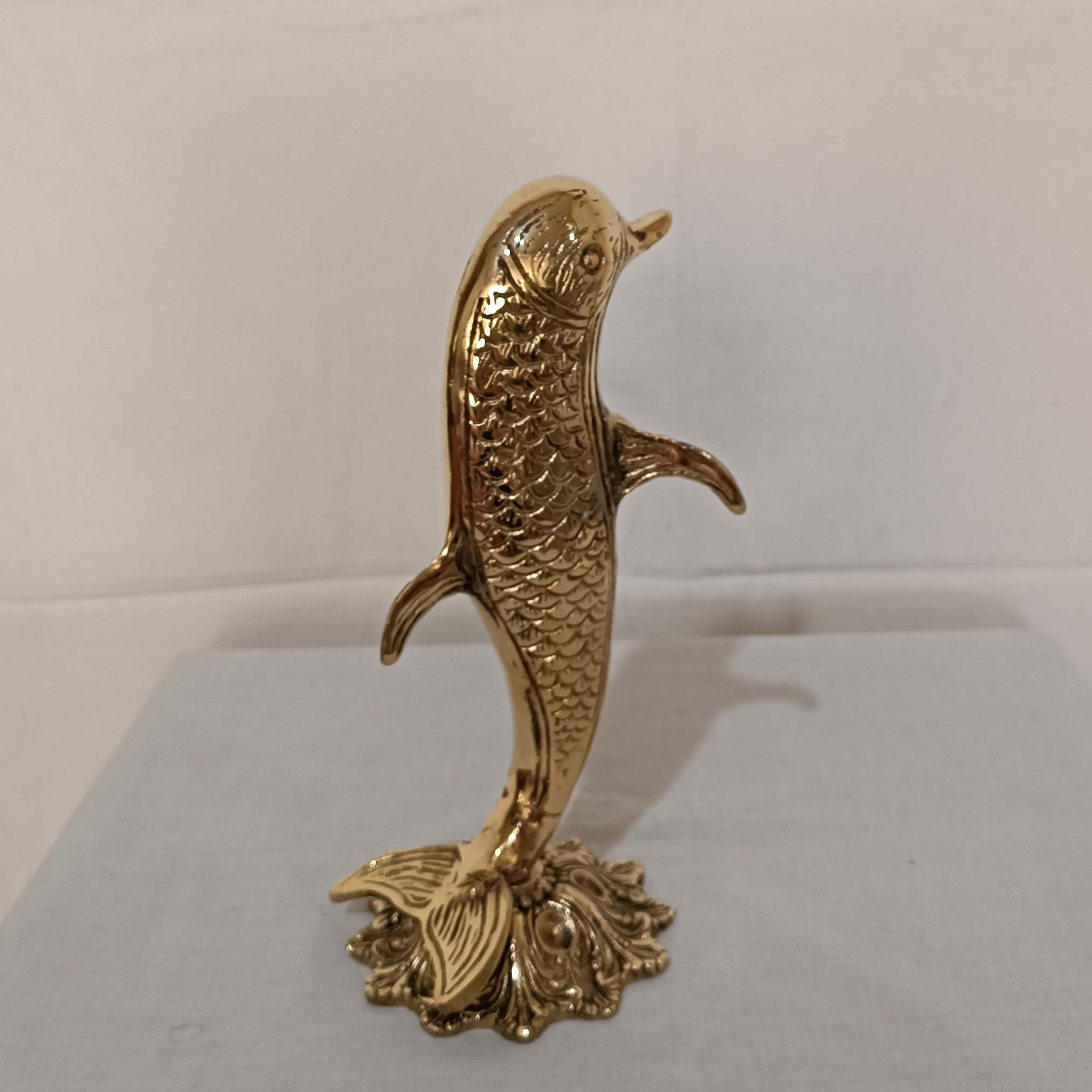 Price and Buy Decorative Brass Dolphin Figurine – Marine Life Sculpture - Image 4