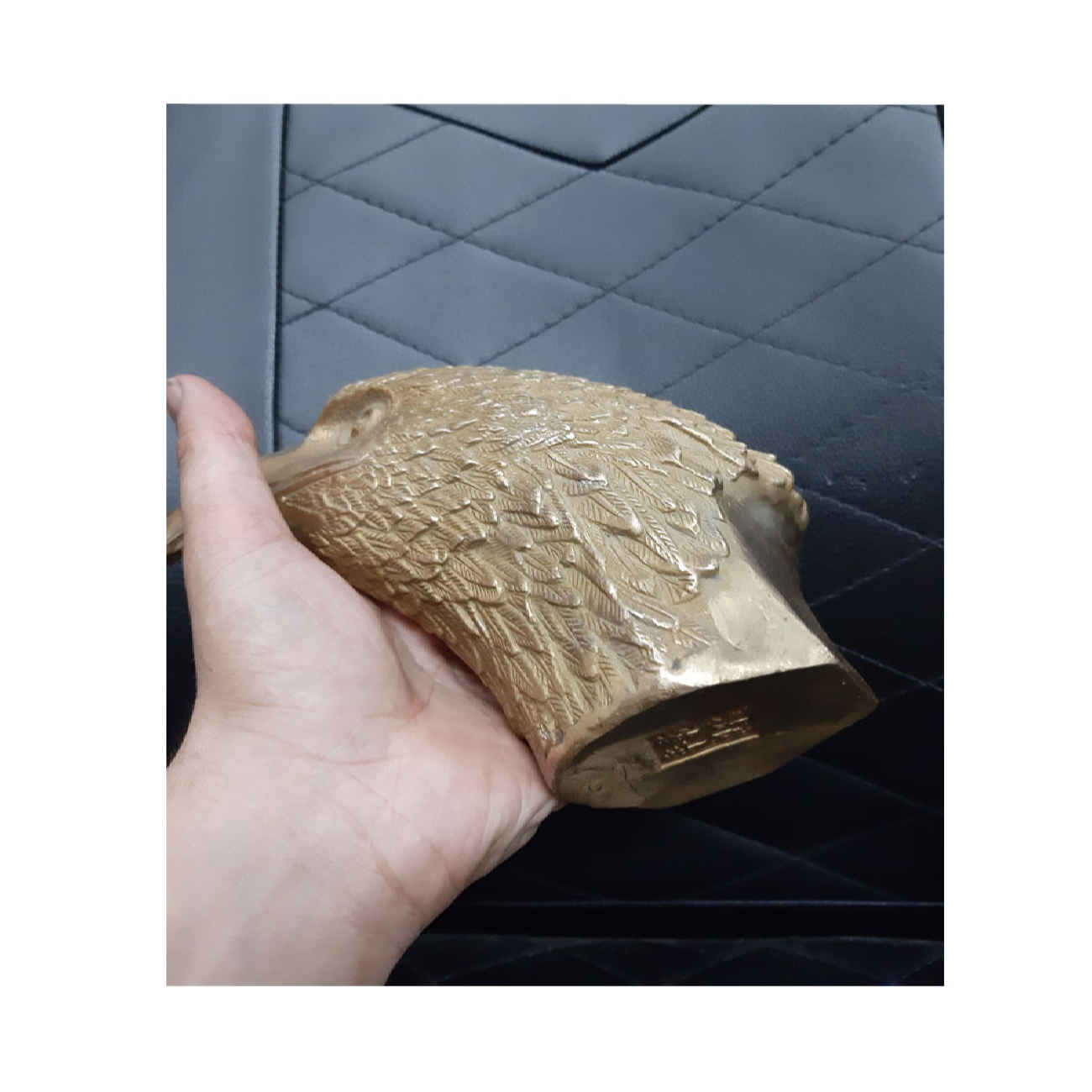 Price and Buy Decorative Brass Eagle Head Figurine – Majestic Bird Sculpture - Image 4