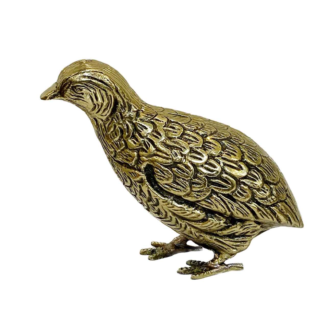 Price and Buy Decorative Brass Partridge Figurine – Bird Art Sculpture