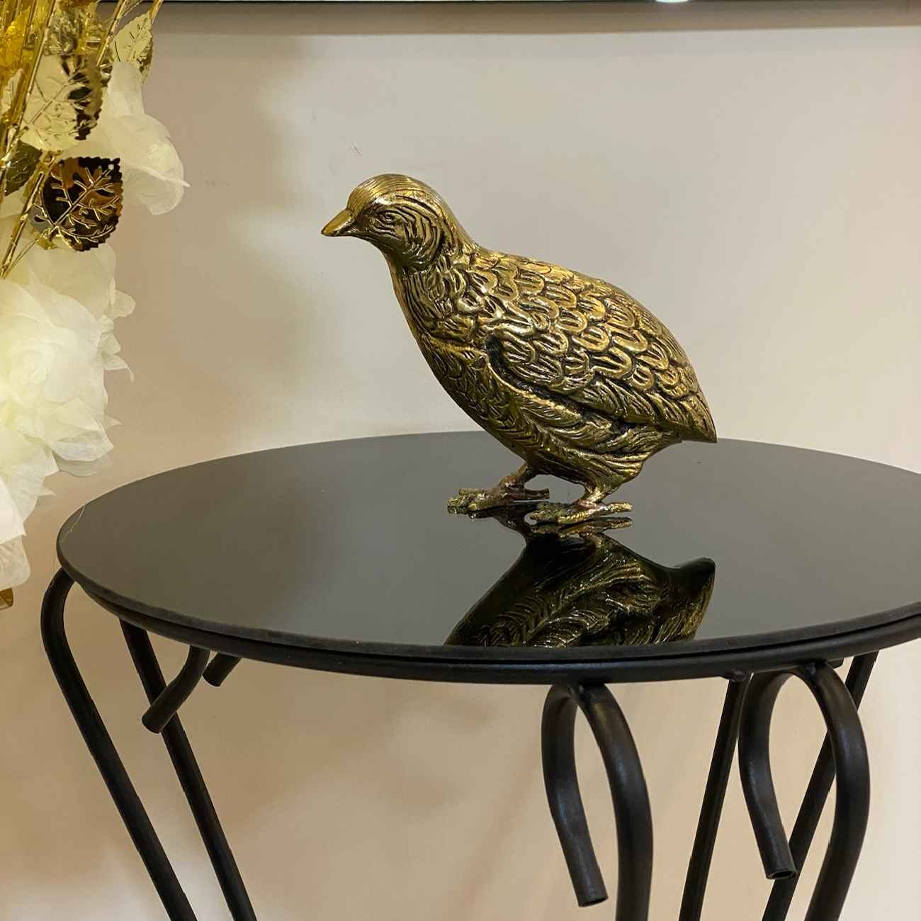 Price and Buy Decorative Brass Partridge Figurine – Bird Art Sculpture - Image 4