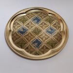 Price and Buy Decorative Brass Tray with Traditional Geometric Design for Dining & Decor - Image 5