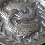 Price and Buy Decorative Brass Tray with Two Fish Design Completley Handcrafted - Image 3