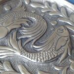Price and Buy Decorative Brass Tray with Two Fish Design Completley Handcrafted - Image 4