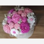 Price and Buy Decorative Candle Flower Box with Floral Design in Pink - Image 3