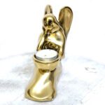 Price and Buy Decorative Ceramic Candle Holder Chic with Angle Design in Golden - Image 3