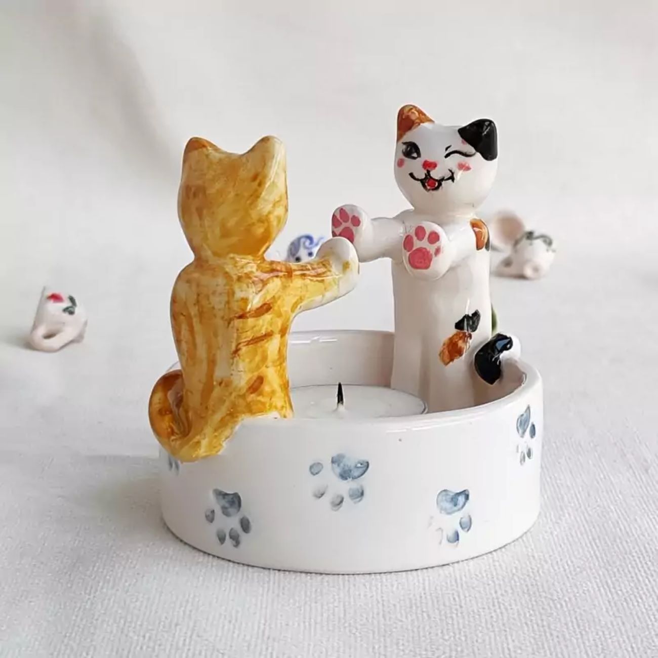 Price and Buy Decorative Ceramic Candle Holder for a Cozy, Inviting Atmosphere_6902086c5a59b.jpeg Price and Buy Decorative Ceramic Candle Holder for a Cozy, Inviting Atmosphere - Image 1