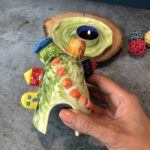 Price and Buy Decorative Ceramic Candle Holder with Colorful Houses Design Handcrafted - Image 4