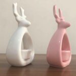 Price and Buy Decorative Ceramic Candle Holder with Deer Design - Image 4