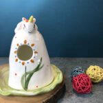 Price and Buy Decorative Ceramic Candle Holder with Unicorn Design Handcrafted - Image 3