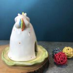 Price and Buy Decorative Ceramic Candle Holder with Unicorn Design Handcrafted - Image 4