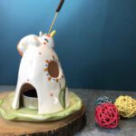 Price and Buy Decorative Ceramic Candle Holder with Unicorn Design Handcrafted - Image 6