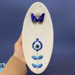 Price and Buy Decorative Ceramic Incense Holder with Evil Eye Design Handcrafted - Image 3