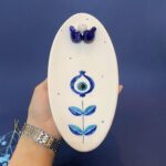 Price and Buy Decorative Ceramic Incense Holder with Evil Eye Design Handcrafted - Image 5