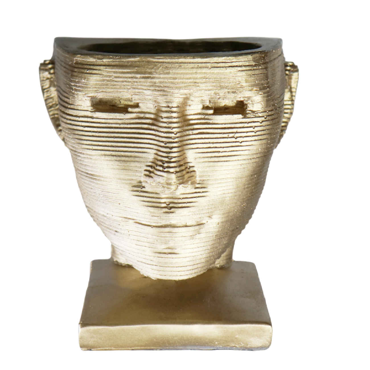 Price and Buy Decorative Concrete Sculpture Vase with Face Design - Image 3