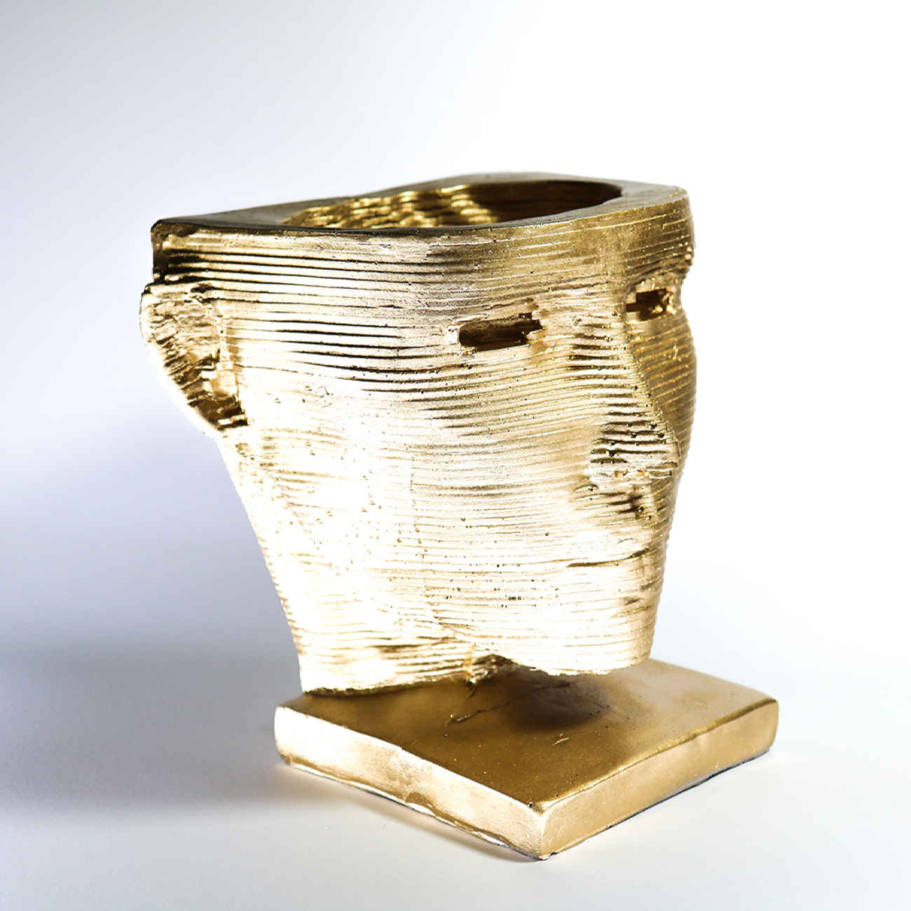 Price and Buy Decorative Concrete Sculpture Vase with Face Design - Image 4