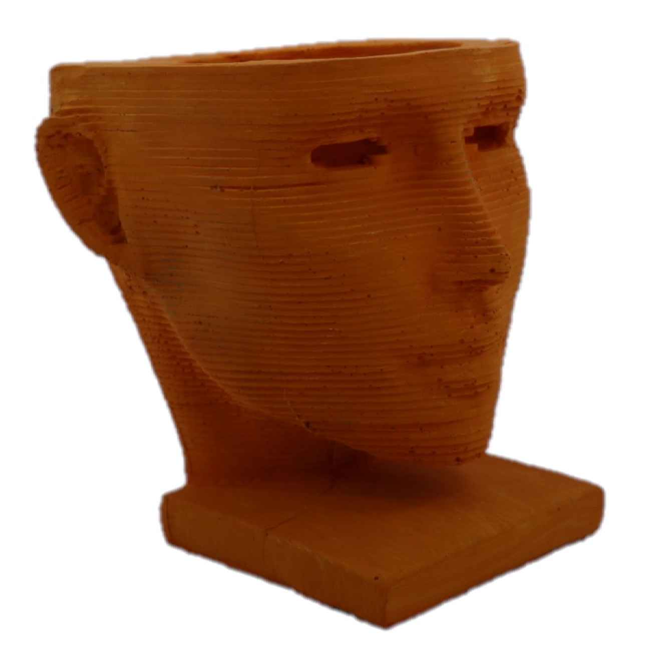 Price and Buy Decorative Concrete Sculpture Vase with Face Design - Image 12