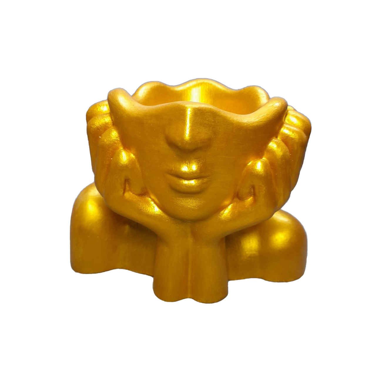 Price and Buy Decorative Concrete Sculpture Vase with Girl Design - Image 4