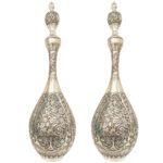 Price and Buy Decorative Copper Bottle Handcrafted Persian Engraved Silvana (2x)