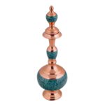 Price and Buy Decorative Copper Bottle Persian Artisan-Crafted Turquoise Inlay Ava