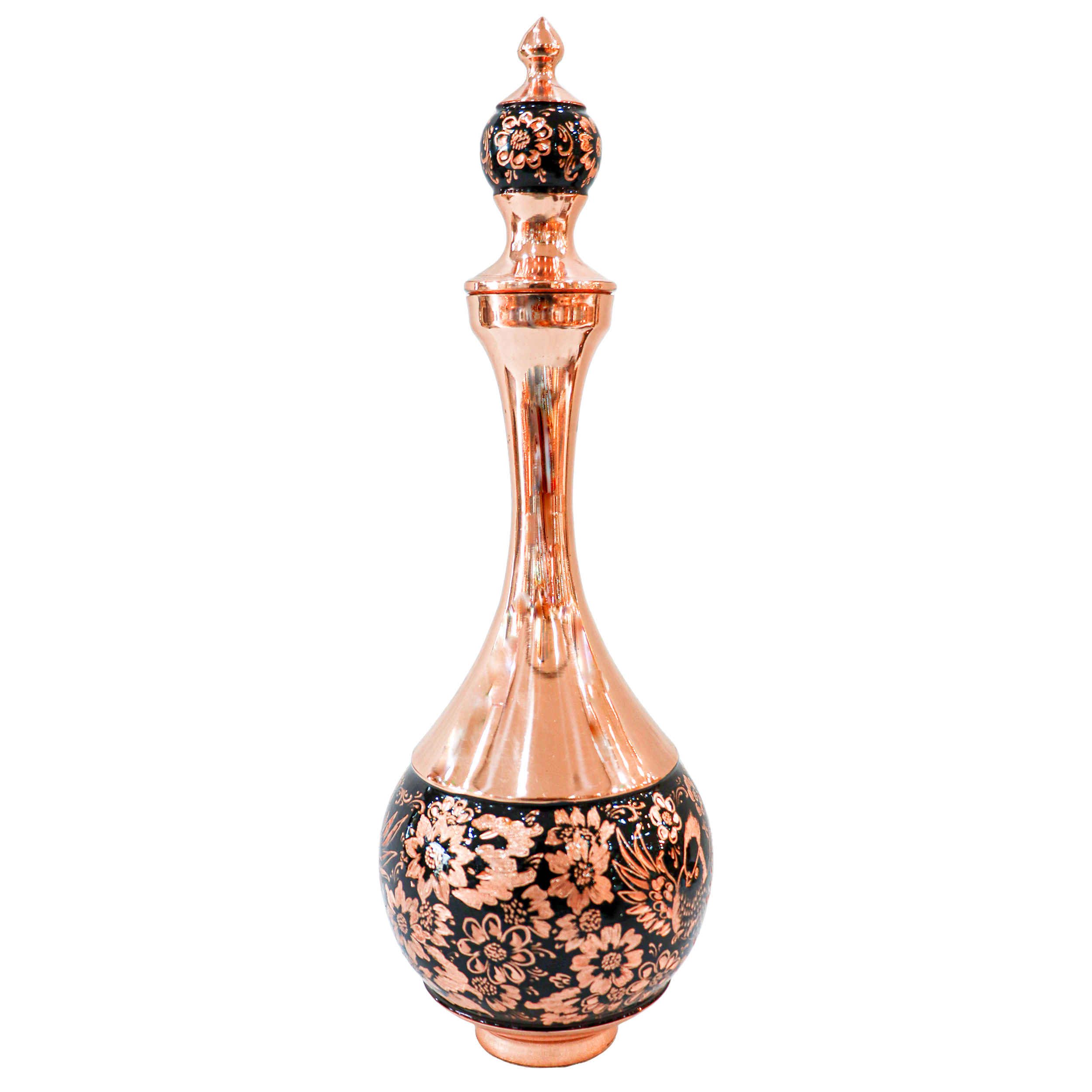 Price and Buy Decorative Copper Bottle Persian Handcrafted Engraved Persian Inspired (x2)