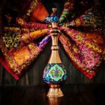 Price and Buy Decorative Copper Bottle Persian Minakari Enamel Parvaz - Image 3