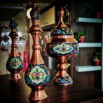 Price and Buy Decorative Copper Bottle Persian Minakari Enamel Parvaz - Image 5