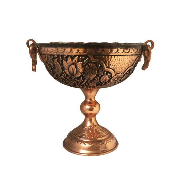 Price and Buy Decorative Copper Fruit Bowl Handcrafted Persian Engraved Fara