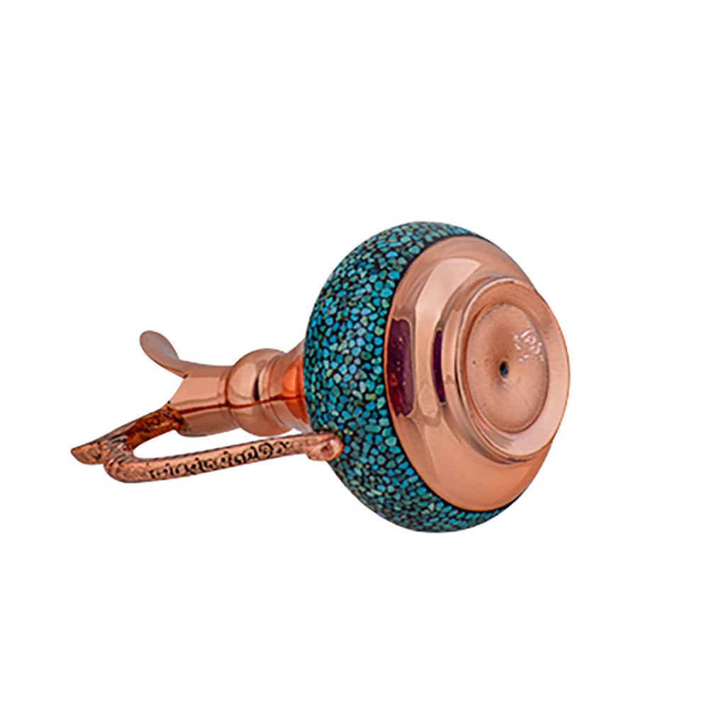 Price and Buy Decorative Copper Pitcher Persian Artisan-Crafted Turquoise Inlay Hasti - Image 3