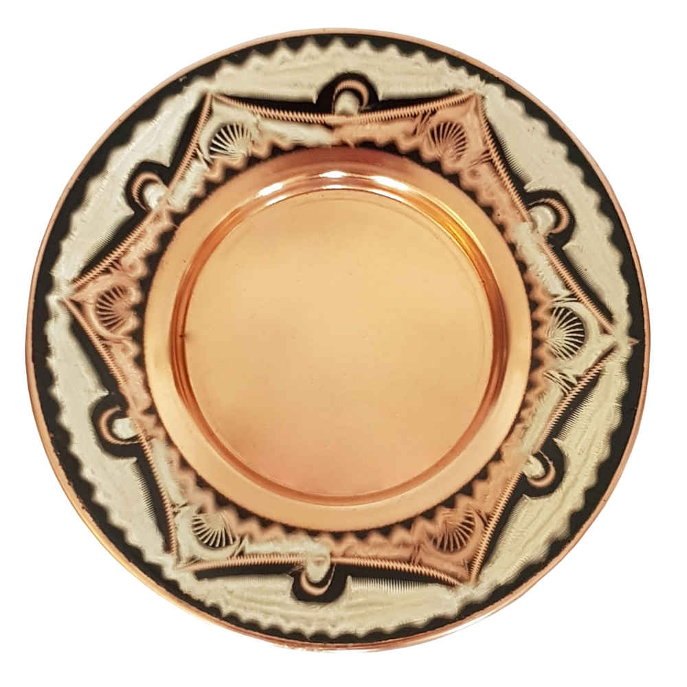 Price and Buy Decorative Copper Vase Hand-Painted with Persian Minakari Enamel Helen - Image 4