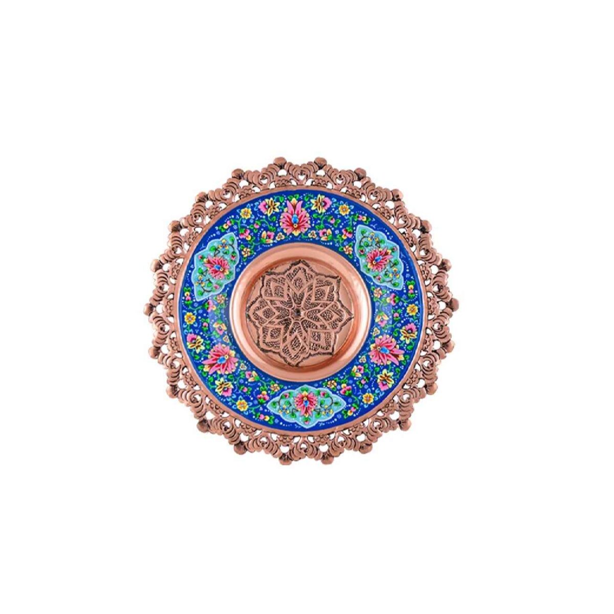 Price and Buy Decorative Copper Wall Plate Inspired by Persian Art