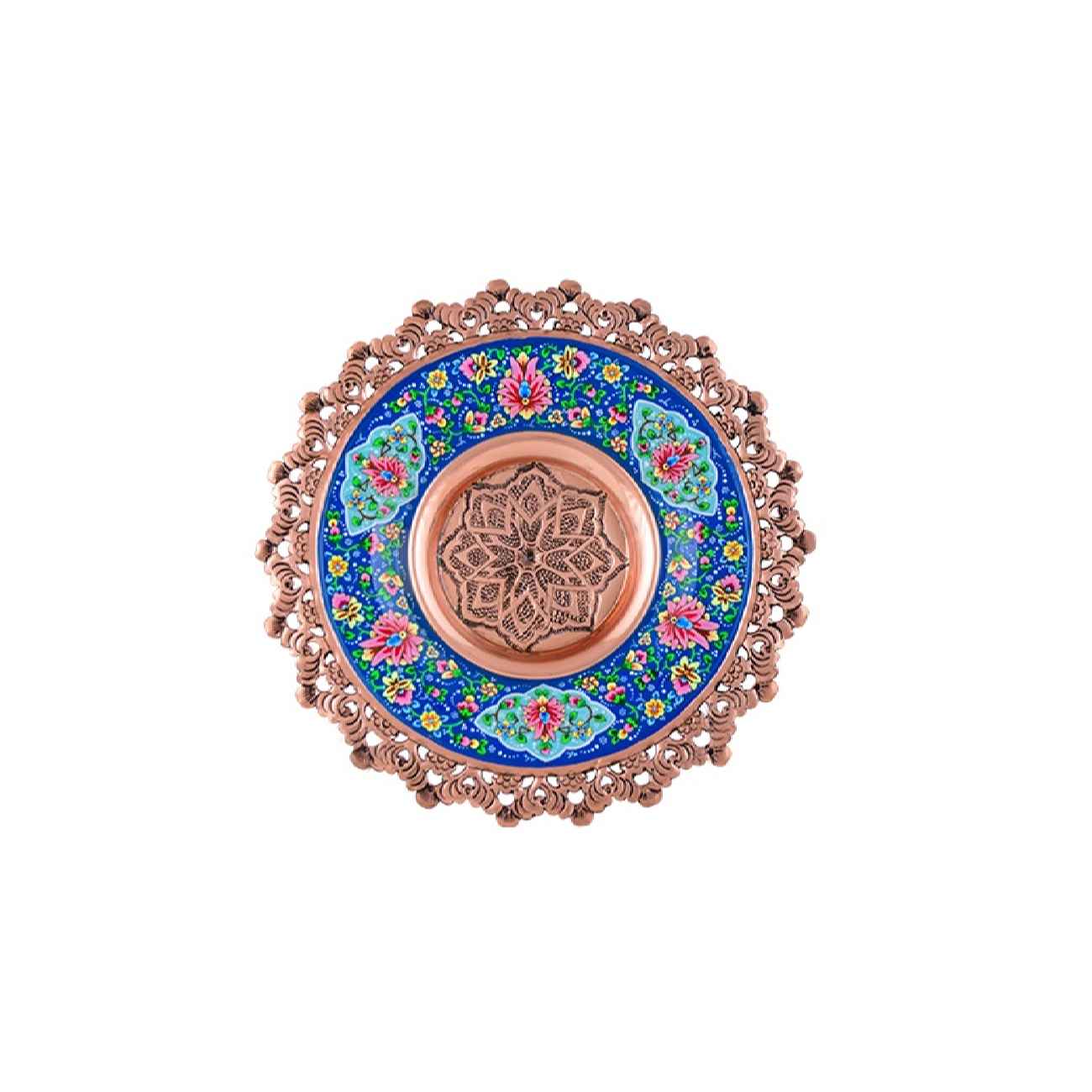 Price and Buy Decorative Copper Wall Plate Inspired by Persian Art