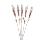 Price and Buy Decorative Copper Wheat Flower – Handcrafted with Sheaf Design for Floral Art Decor (5x)