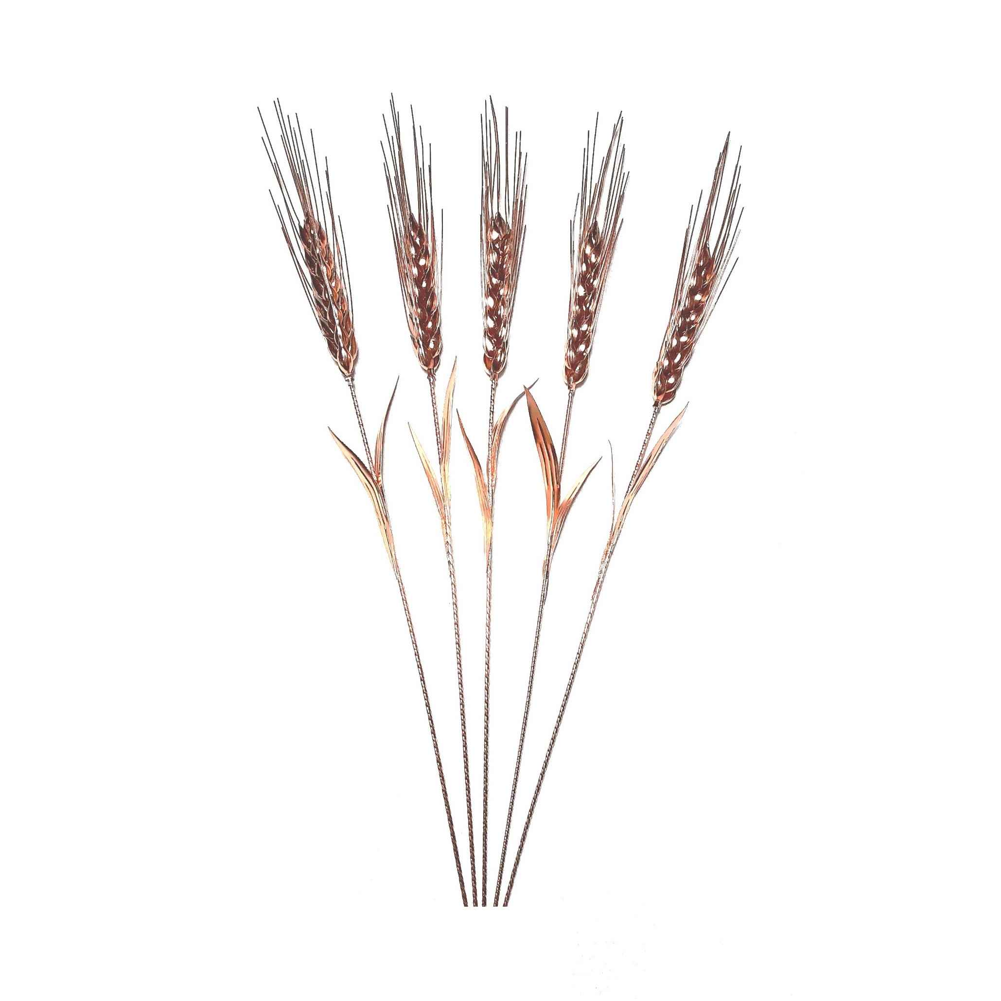 Price and Buy Decorative Copper Wheat Flower – Handcrafted with Sheaf Design for Floral Art Decor (5x)_68ffbd0023ca6.jpeg Price and Buy Decorative Copper Wheat Flower – Handcrafted with Sheaf Design for Floral Art Decor (5x) - Image 1