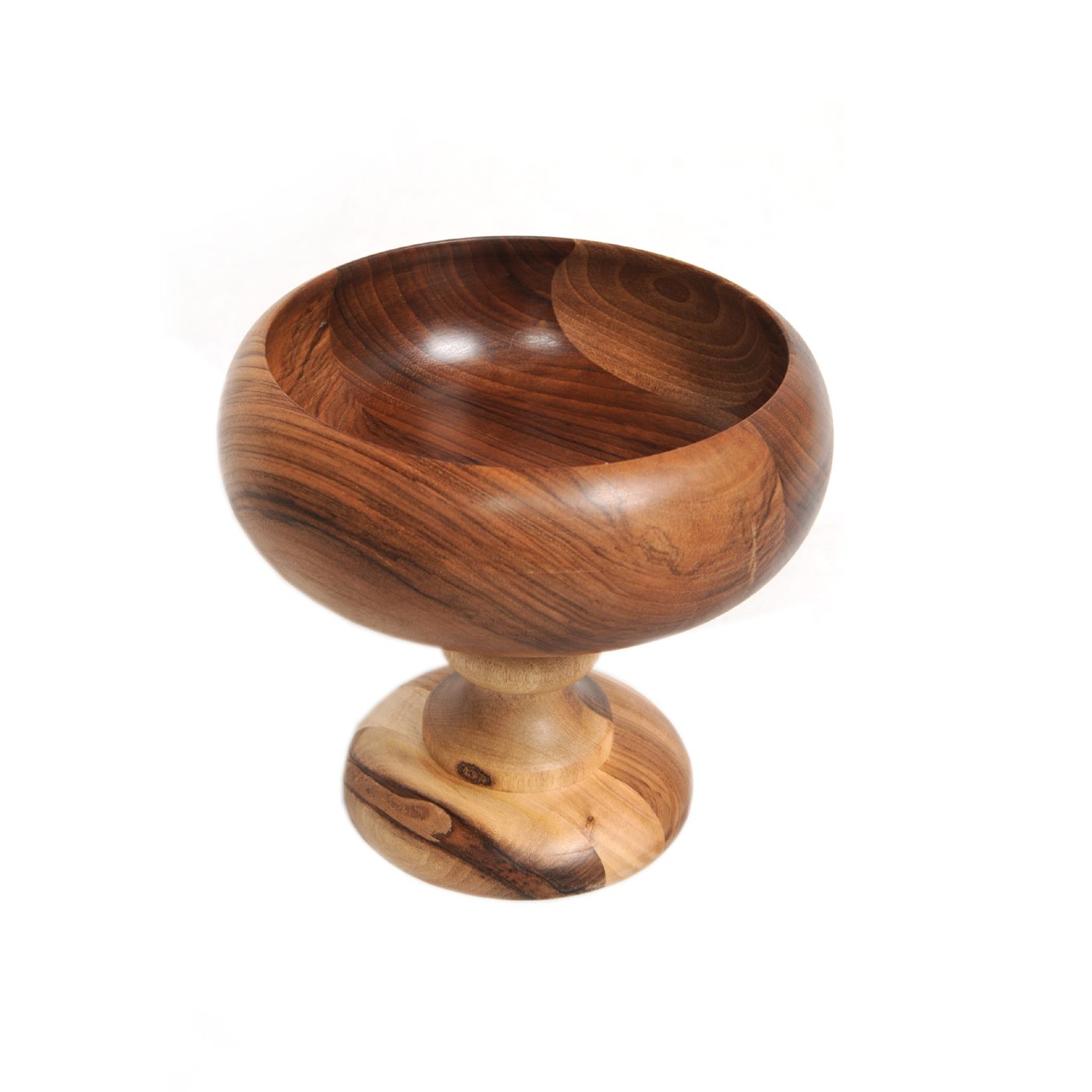 Price and Buy Decorative Footed Wooden Bowl Natural Handcraft - Image 3