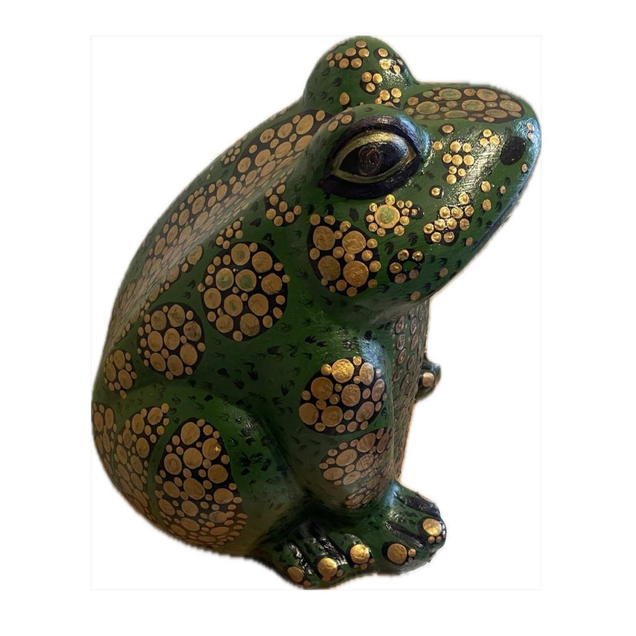 Price and Buy Decorative Frog Pottery Figurine – Artistic Amphibian Sculpture