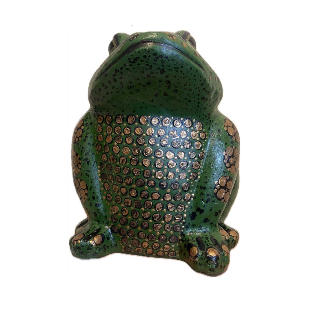 Price and Buy Decorative Frog Pottery Figurine – Artistic Amphibian Sculpture - Image 4