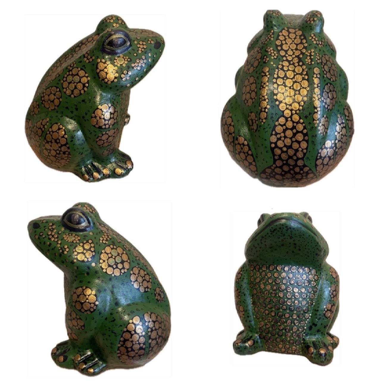 Price and Buy Decorative Frog Pottery Figurine – Artistic Amphibian Sculpture - Image 6