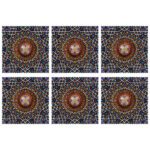 Price and Buy Decorative Geometric Floral Table Mat – A Blend of Style & Tradition (Set of 6)